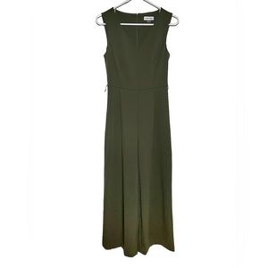Calvin Klein. Army Green Women’s Pantsuit Sz 2‎